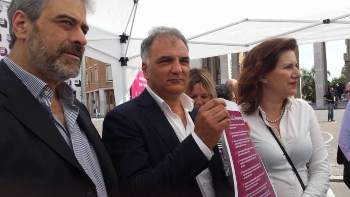 Enrico Forte tra i candidati Giovanni Malinconico e Daniela Novelli