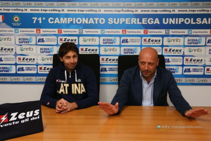 Gianrio Falivene presidente della Top Volley con Sottile