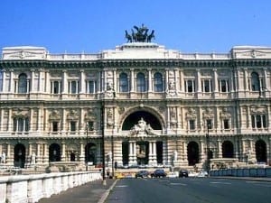 Il palazzo della Cassazione a Roma