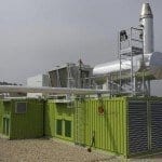 un impianto a biogas