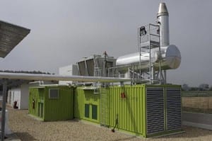 un impianto a biogas