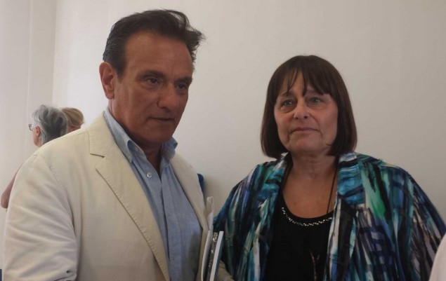 Il manager della Asl Michele Caporossi con Antonietta Parisi 