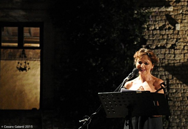 Clara Galante al castello Caetani di Sermoneta per il Festival Pontino 