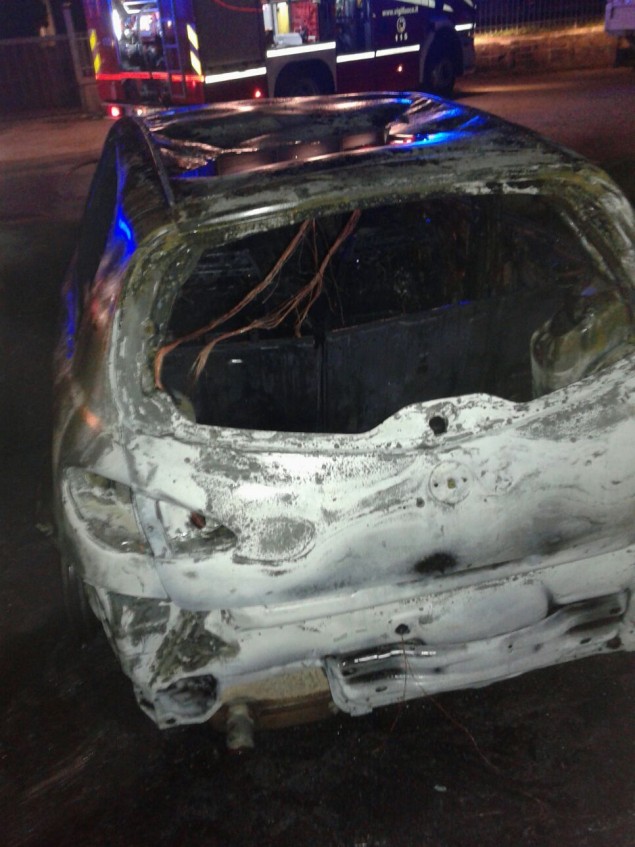 auto bruciata
