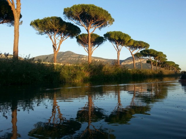 Il Fiume Linea, lungo l'Appia (foto di Loretta Isotton "Traveler") 