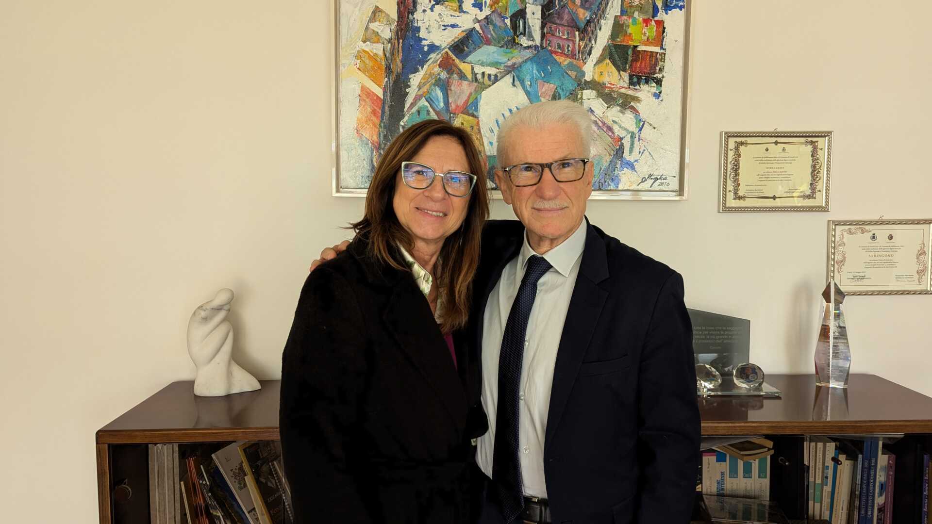 sindaco maschietto e tina abate